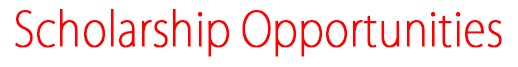 Scholarship Opportunities