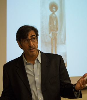 Author and Texas State University Associate Professor Dr. Paul Hart talks to a full house during his TSC Hispanic Heritage Month presentation on Emiliano Zapata: Myth, Memory and Meaning, on Oct. 14, 2016 at Tandy Hall.