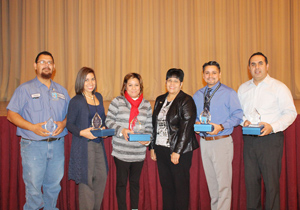 Spring 2016 GEM award recipients with Dr Tercero