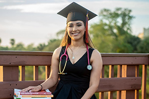 Texas Southmost College Licensed Vocational Nursing graduate Joie Perez.