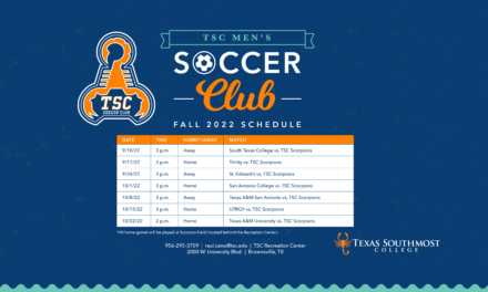 TSC Men’s Soccer Club Schedule