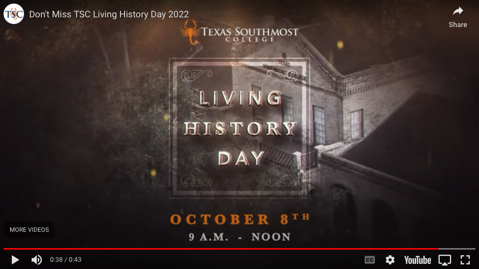 Living History Day is back! Texas Southmost College News