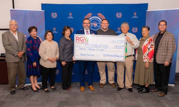 Rio Grande Valley Partnership donates to the TSC Foundation scholarship fund