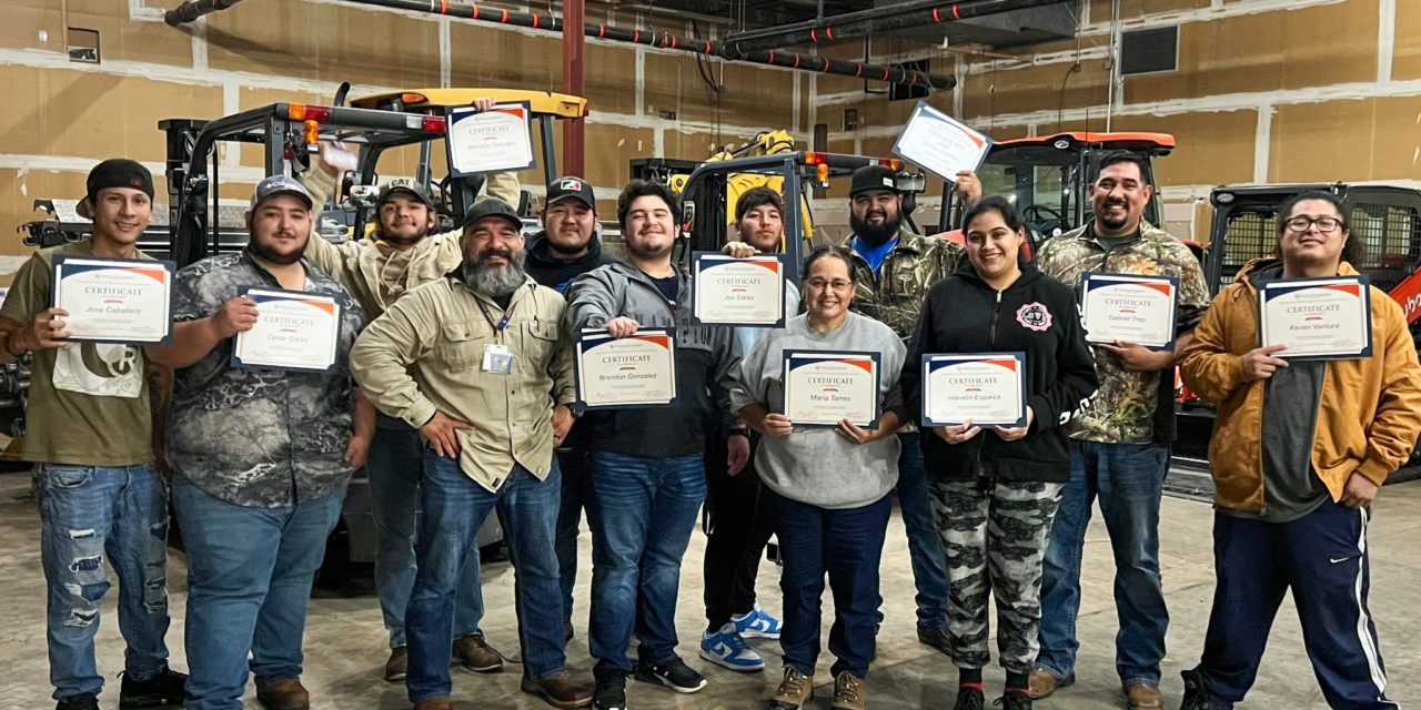 Congratulations graduates for completing Forklift Certification.