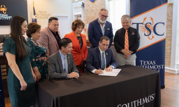 Texas Southmost College and Texas A&M Engineering Experiment Station sign training partnership agreement