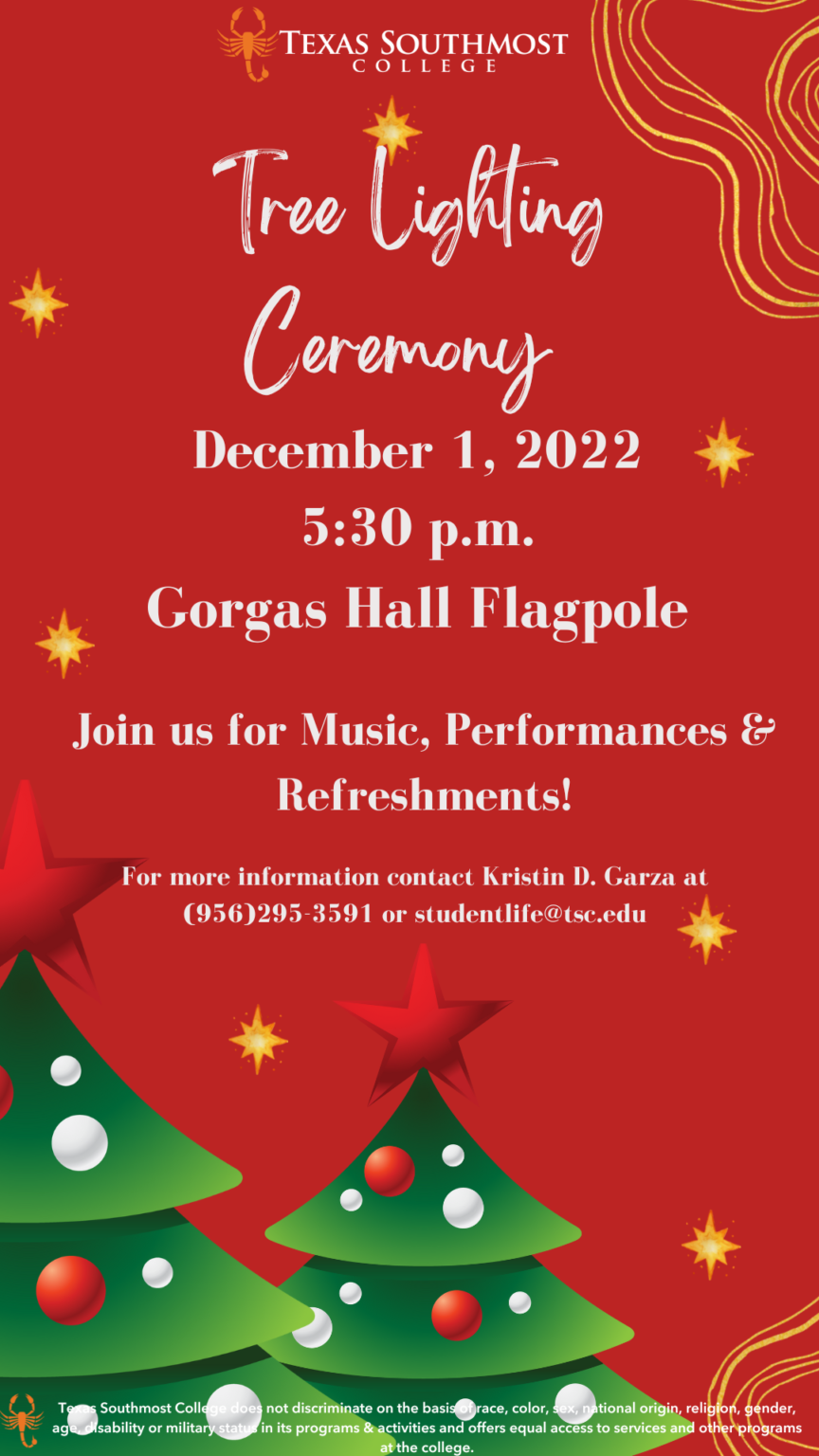Tree Lighting Ceremony Texas Southmost College