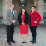 TSC Board Chair Adela Garza and President Dr. Jesús Roberto Rodríguez met with Janie Lopez Representative Elect HD37