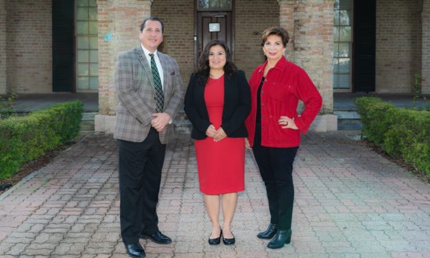 TSC Board Chair Adela Garza and President Dr. Jesús Roberto Rodríguez met with Janie Lopez Representative Elect HD37