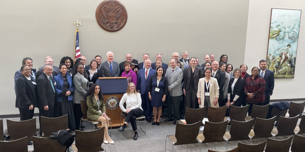 TSC Board of Trustees visit with Sen. John Cornyn, Sen. Ted Cruz