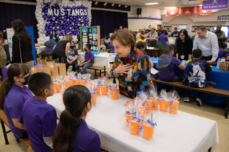 TSC Trustee Visits Gonzalez Elementary Students