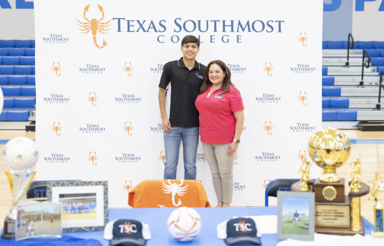 IDEA Sports Park soccer standout Ricardo Davila signs to play soccer for Texas Southmost College men's soccer team Wednesday, March 8, 2023, at IDEA Sports Park in Brownsville.