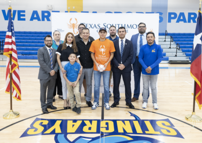 IDEA Sports Park soccer standout Ricardo Davila signs to play soccer for Texas Southmost College men's soccer team Wednesday, March 8, 2023, at IDEA Sports Park in Brownsville.