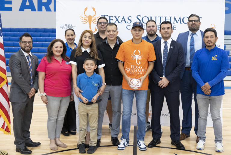 IDEA Sports Park soccer standout Ricardo Davila signs to play soccer for Texas Southmost College men's soccer team Wednesday, March 8, 2023, at IDEA Sports Park in Brownsville.