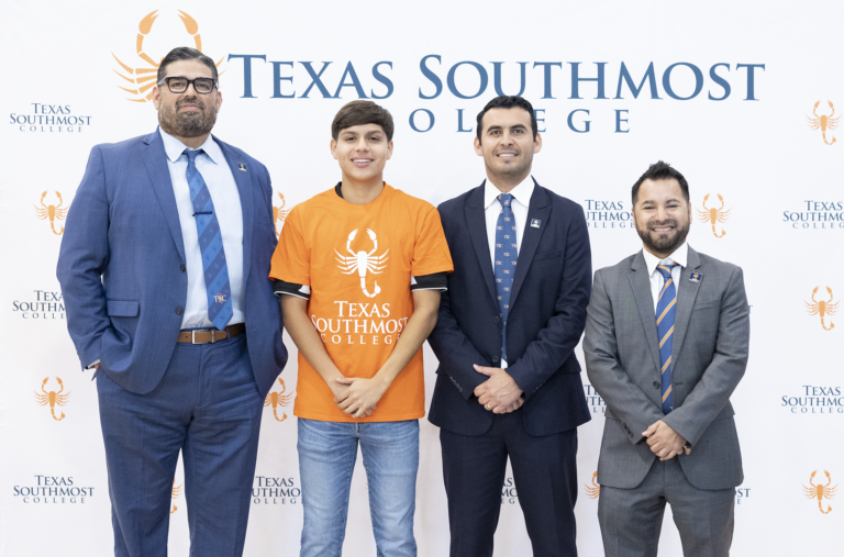 IDEA Sports Park soccer standout Ricardo Davila signs to play soccer for Texas Southmost College men's soccer team Wednesday, March 8, 2023, at IDEA Sports Park in Brownsville.