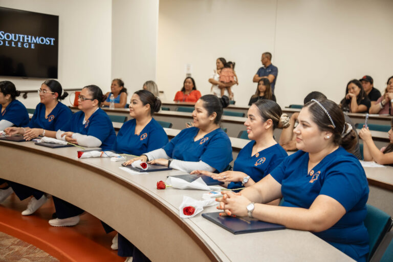 The latest class of Texas Southmost College’s Certified Nursing Assistant and Phlebotomy Technician program celebrated its completion at a pinning ceremony held Thursday at TSC International Technology, Education, and Commerce Center (ITECC).