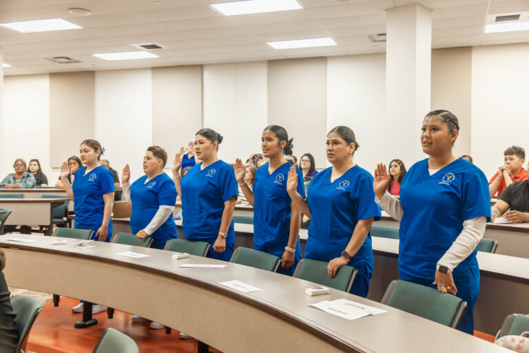 The latest class of Texas Southmost College’s Certified Nursing Assistant and Phlebotomy Technician program celebrated its completion at a pinning ceremony held Thursday at TSC International Technology, Education, and Commerce Center (ITECC).