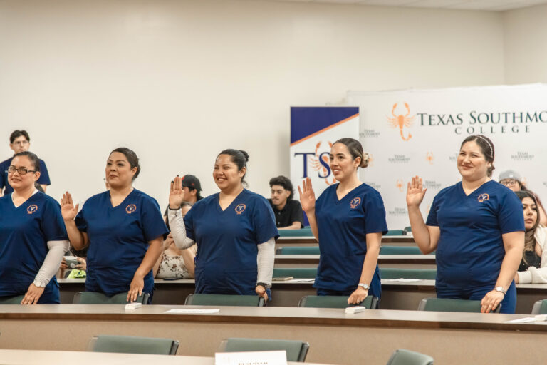 The latest class of Texas Southmost College’s Certified Nursing Assistant and Phlebotomy Technician program celebrated its completion at a pinning ceremony held Thursday at TSC International Technology, Education, and Commerce Center (ITECC).