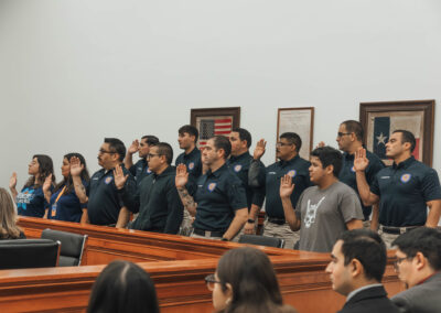 Texas Southmost College hosted its first mock trial in the brand new TSC Legal Center Courtroom on April 24, 2024. This gave Criminal Justice students a chance to witness and participate in a trial exactly as it would happen in the courts.