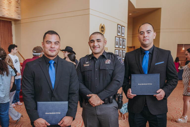 Texas Southmost College held a commencement ceremony for 10 cadets graduating from its Peace Officer certification program on Saturday, June 8, at the TSC Performing Arts Center in Brownsville.