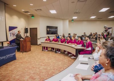 Texas Southmost College proudly celebrated the graduation of its newest group of Patient Care Technicians with an official pinning ceremony on Thursday, June 13 at TSC’s International Technology, Education, and Commerce Center (ITECC).