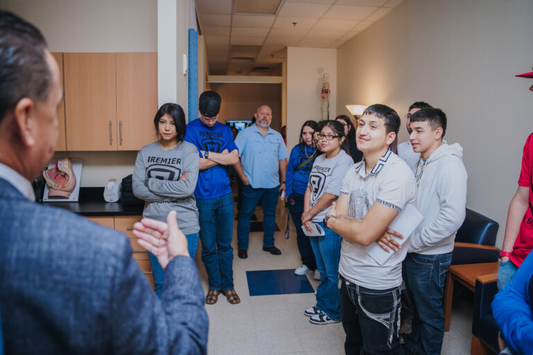 Dr. Ariel Villanueva, Texas Southmost College Program Director of the Diagnostic Medical Sonography program, gives students some insight on the training students go through, as well as the benefits that graduates of the program experience once they prepare to enter the workforce.