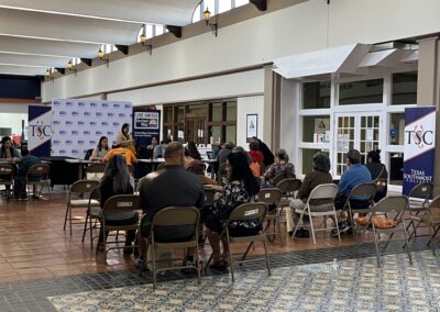 Interested individuals have been flocking to the VITA Tax Services site at TSC's ITECC building, receiving valuable assistance with their income taxes free of charge.