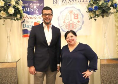 TSC Board Trustee Edgar Garcia, MPAS PA-C, worked alongside Benavides Elementary Principal Anabela Almanza as Principal for a Day on Thursday, February 6. 2025.