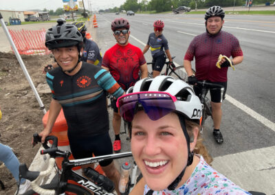 Texas Southmost College employees participated in the 8th annual Resaca City Bike Tour on April 5, 2025, in San Benito, Texas.