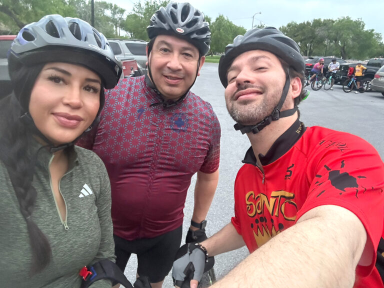Texas Southmost College employees participated in the 8th annual Resaca City Bike Tour on April 5, 2025, in San Benito, Texas.