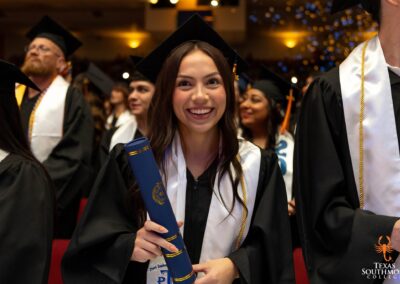 The momentum of Commencement Day surged throughout May 19, 2025, as Texas Southmost College celebrated the Spring Class of 2025 with three inspiring ceremonies at 9:30 a.m., 2:30 p.m., and 6:30 p.m. at the Jacob Brown Auditorium. From morning to evening, graduates proudly crossed the stage, cheered on by family, friends, and mentors who stood by their side every step of the way. The day was a powerful tribute to the resilience, determination, and bold spirit that define the Scorpion community. Congratulations to the Spring Class of 2025! Once a Scorpion, always Scorpion Strong.