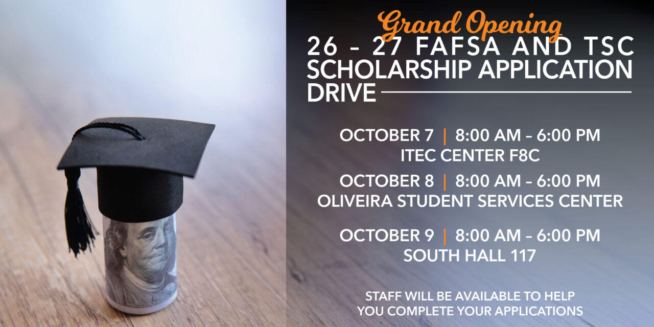 Get Your Financial Aid & Scholarships Ready at TSC!