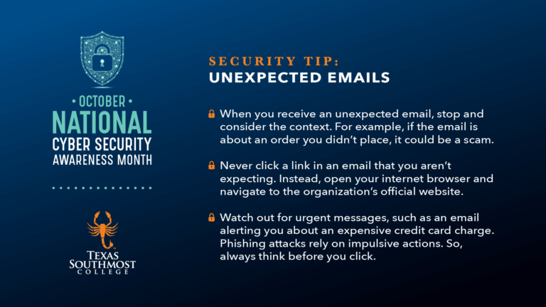 Texas Southmost College Cyber Security Awareness