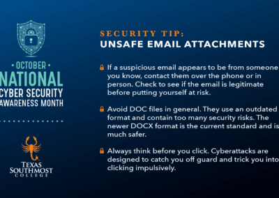 Texas Southmost College Cyber Security Awareness