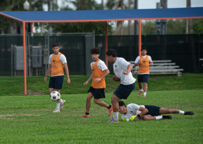 TSC men’s soccer training before Angelina College match