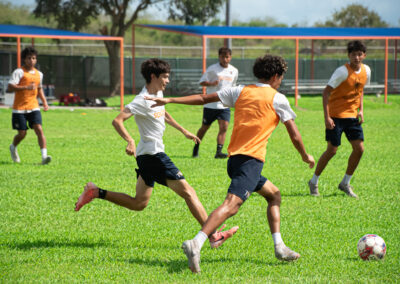 TSC men’s soccer training before Angelina College match