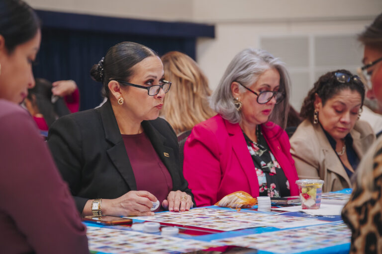 Unique lotería cards celebrating Texas Southmost College’s rich history took center stage at TSC Lotería in the Jacob Brown Auditorium, February 23, 2025. Community members arrived early for a chance to play with cards featuring images from TSC’s historic past, while game chips displayed the College’s logo in honor of its 100th anniversary.