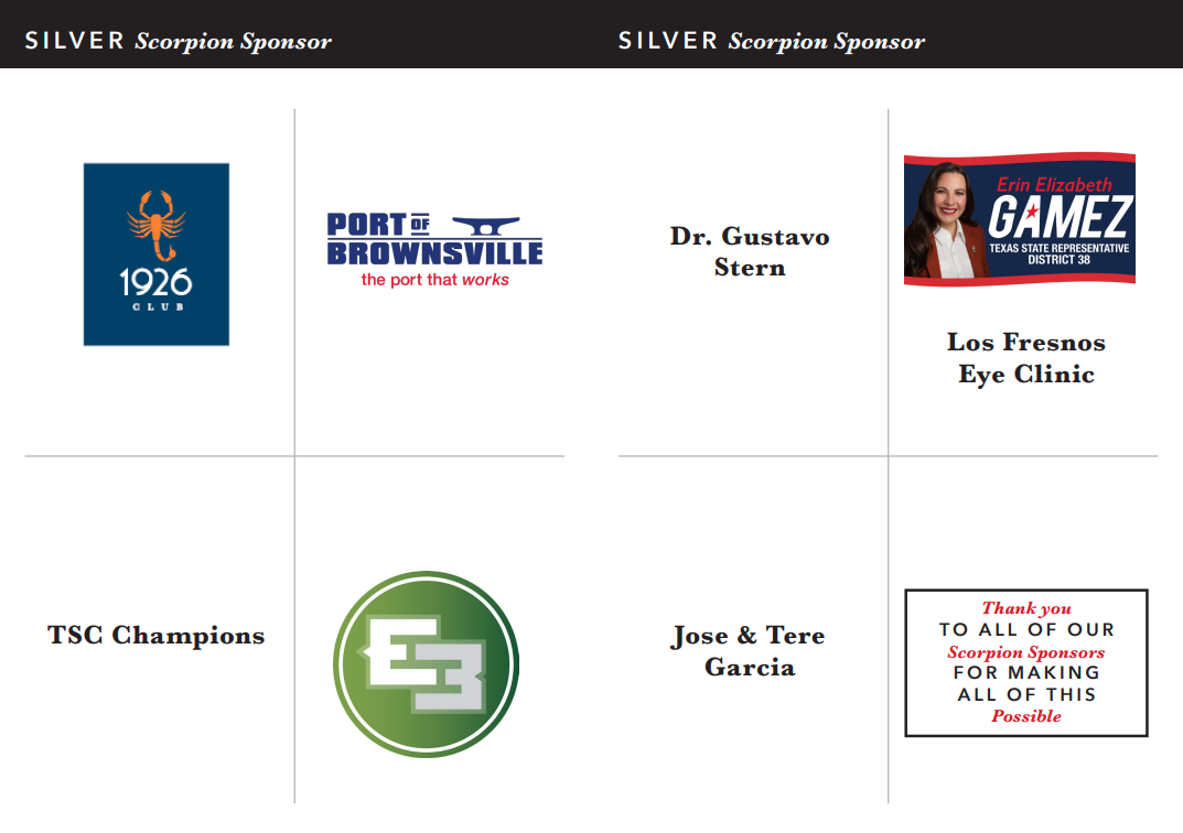 Silver Scorpion Sponsorss