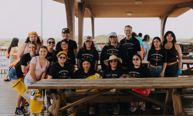 TSC students connect classroom learning to conservation during South Padre Island field trip