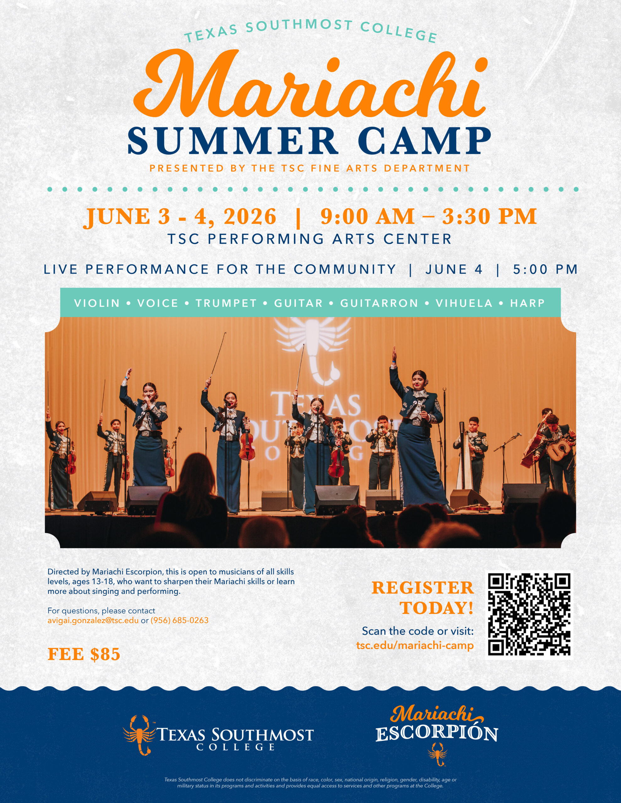 Mariachi Summer Camp 2026