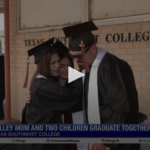 Mom and her two children graduate college together