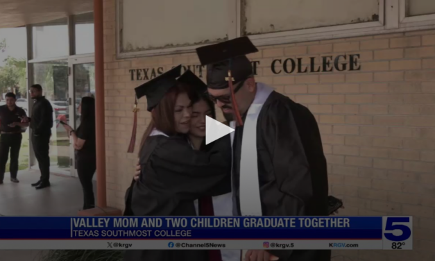 Mom and her two children graduate college together