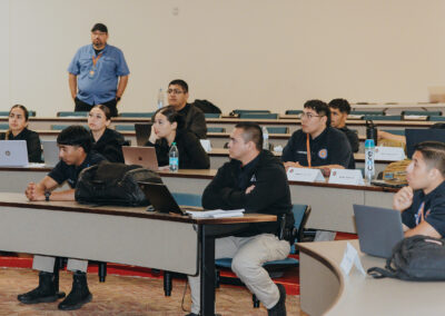 Cadets in the TSC Basic Peace Officer Program heard presentations from officers with the BISD Police Department and the CapMetro Transit Police Department on May 4, 2026, who discussed career opportunities and employment prospects within their respective agencies.