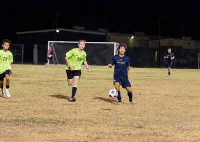 The Texas Southmost College men’s soccer team competes against Lone Star SC during a preseason match Tuesday, Aug. 25, 2026, at TSC Scorpion Soccer Field in Brownsville, Texas. The Scorpions won 4-0.