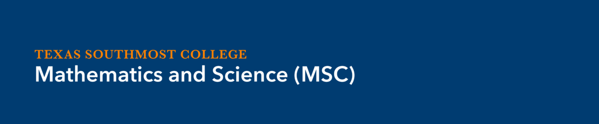 Mathematics and Science (MSC)