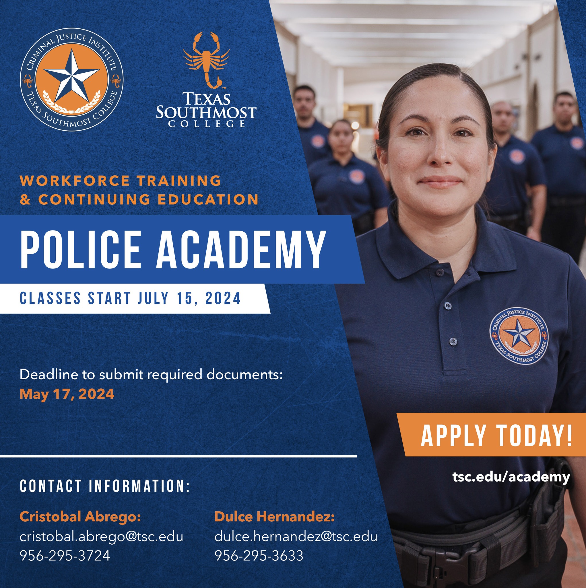 TSCV WTCE Police Academy Training