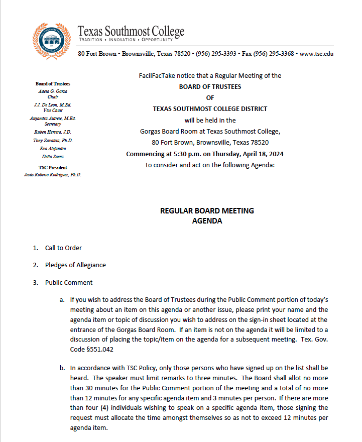 Agenda 041824