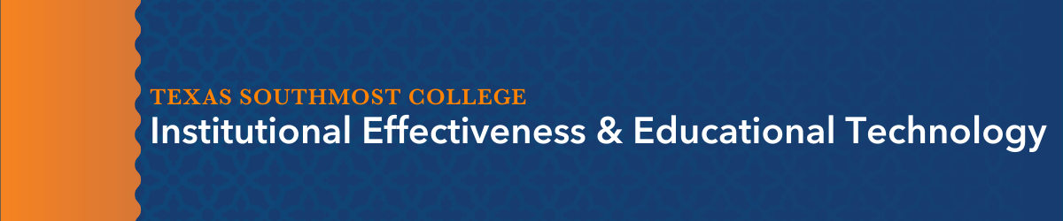 Institutional Effectiveness & Educational Technology