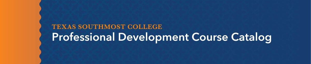 Professional Development Course Catalog