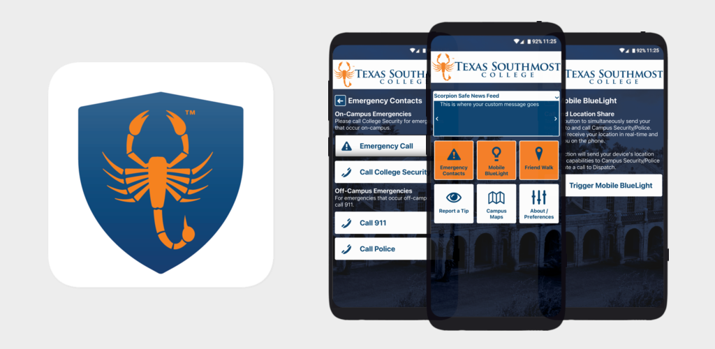 ScorpoinSafe-Graphic and Mobile Phone Screens