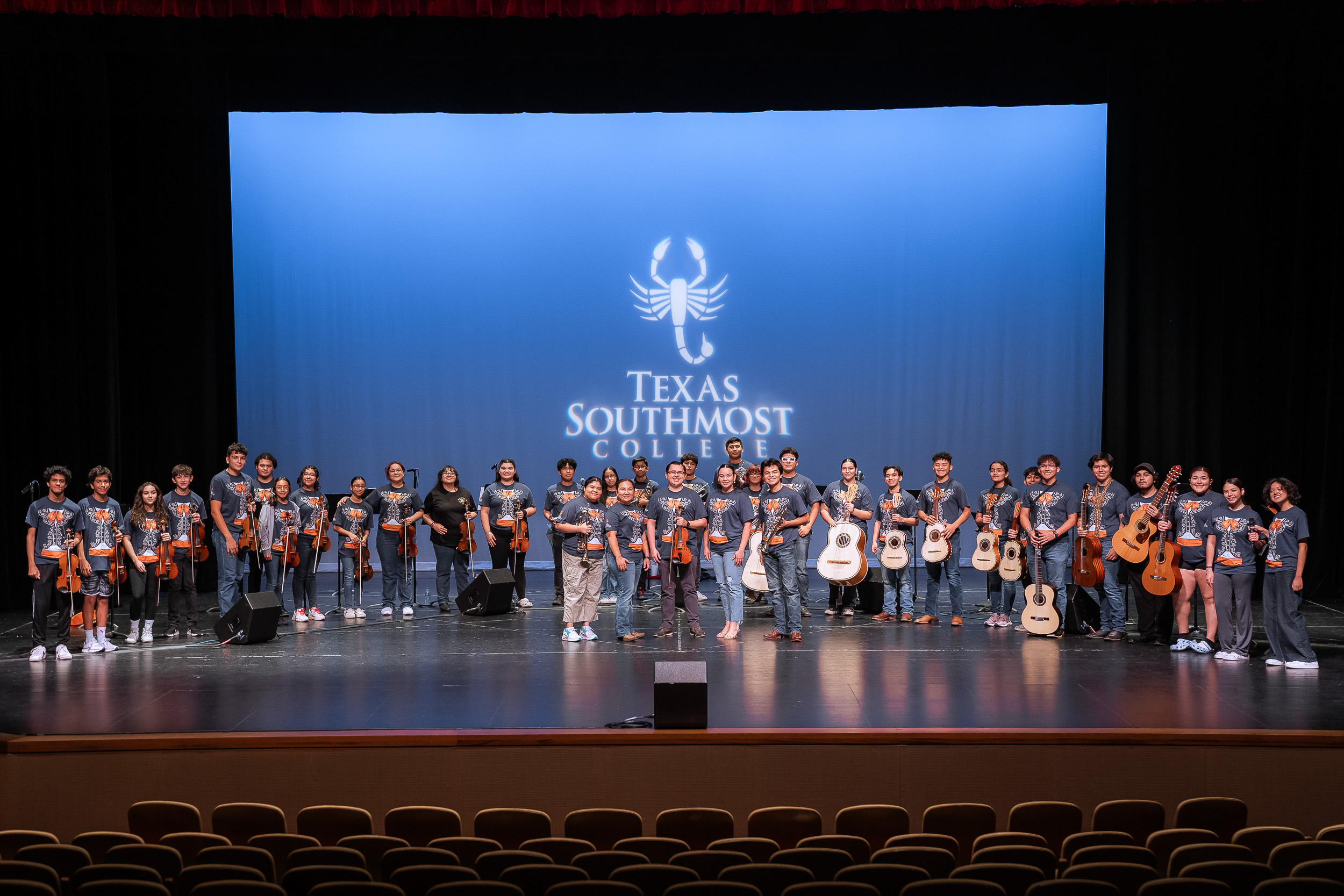 Texas Southmost College hosted the very first Mariachi Summer Camp in the Rio Grande Valley on July 10-12, 2023 at the TSC Performing Arts Center in Brownsville, Texas.